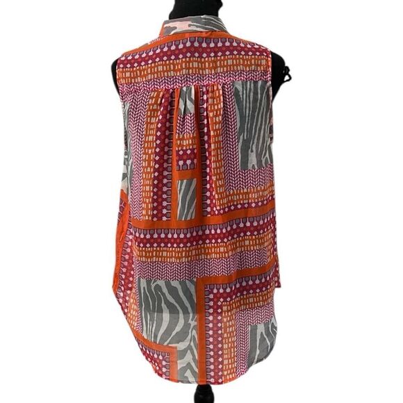 H&M Sheer Sleeveless Bundle Button Down Top/Blouse(Size 4) - Picture 6 of 8